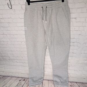 Gray Men's Joggers with Drawstring